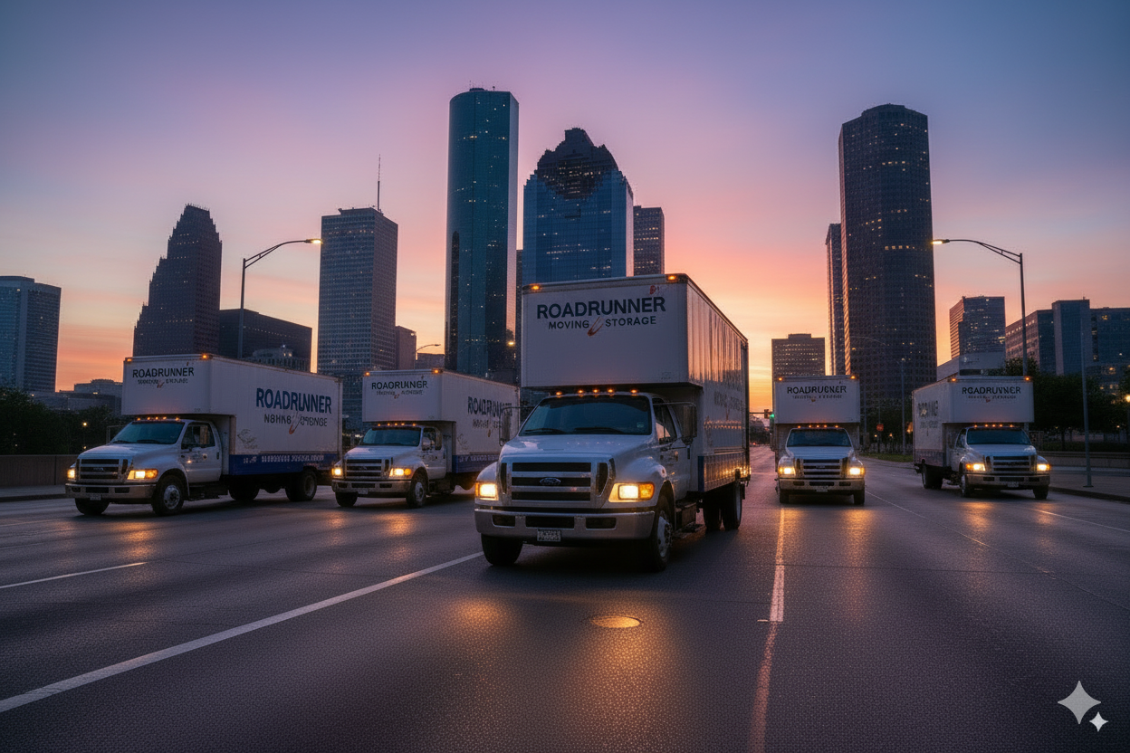 Roadrunner On The Move Downtown Houston Texas
